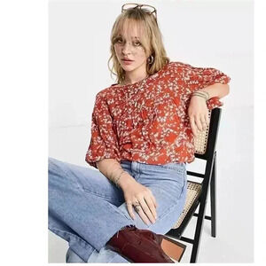 Free People Dessa Bodysuit Rust Combo